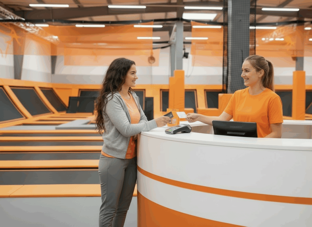 Kassensystem Contigo CashBook Indoorspielplatz Trampolinpark Indoorpark