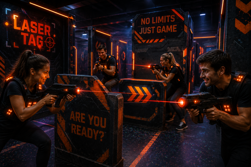 Lasertag, ballerspiel, laser tag, indoor, contigo, cashbook, kasse, kassensystem, ticketbuchung, buchungssystem